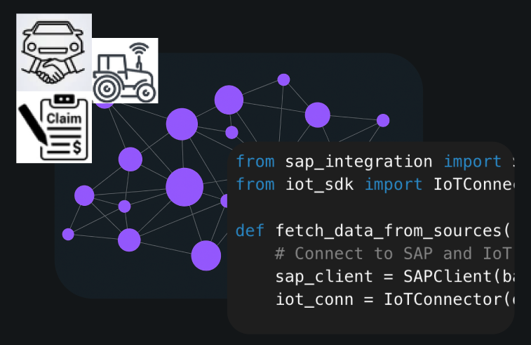 Connect data illustration