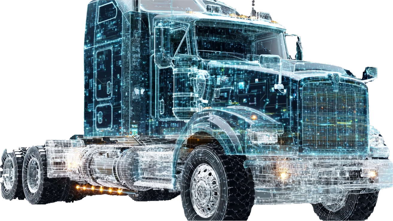 Commercial vehicles illustration